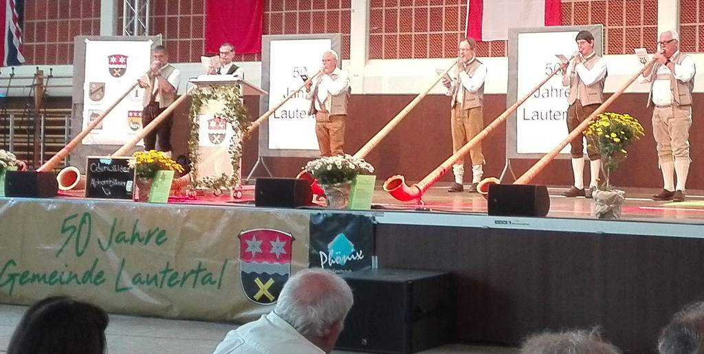 Odenwälder Alphornbläser, Foto M. Hiller