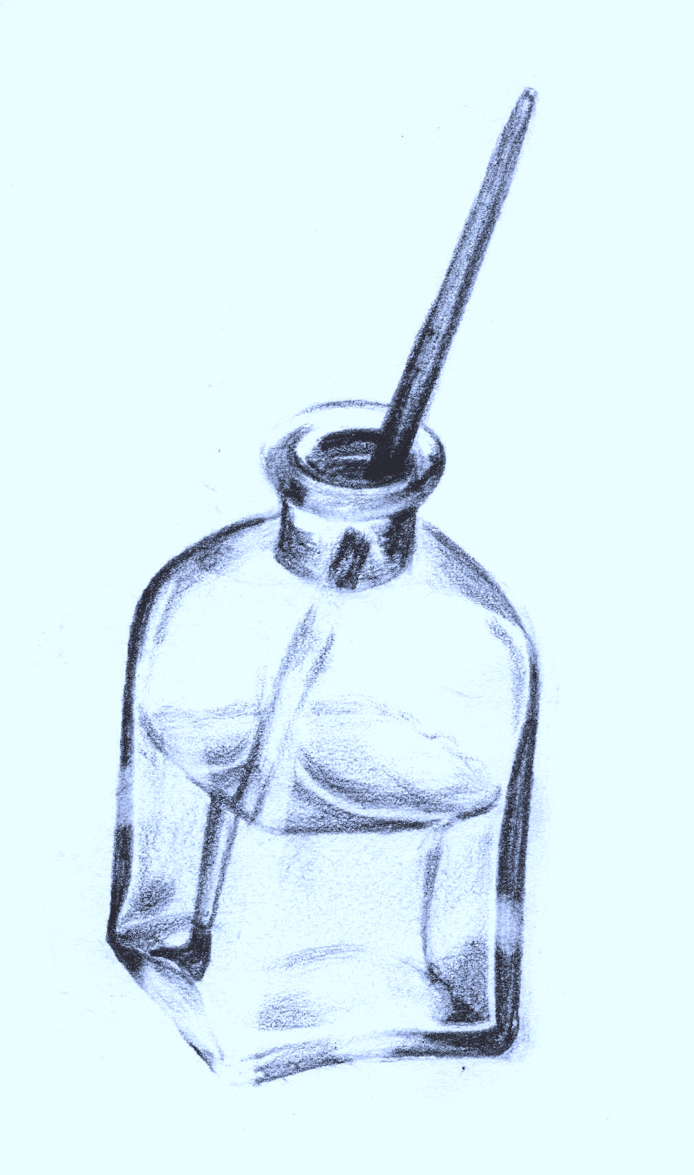 Pinsel + Wasserflasche
